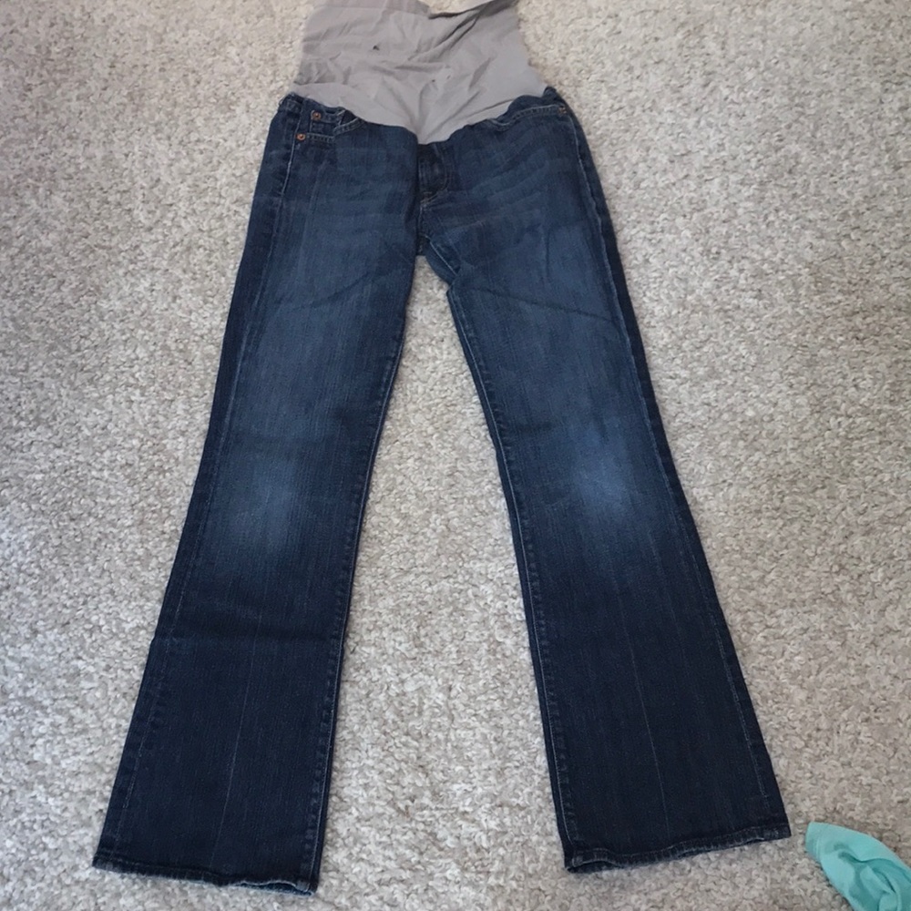 Seven for all mankind maternity jeans